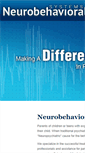 Mobile Screenshot of neurobehavioralsystems.net